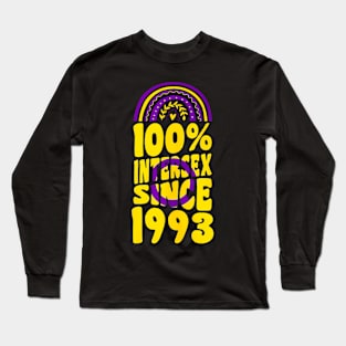 100 Percent Since 1993 Rainbow Birthday Long Sleeve T-Shirt